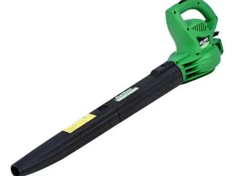 Soprador de folhas elétrico Garthen GSF-2000 verde e preto