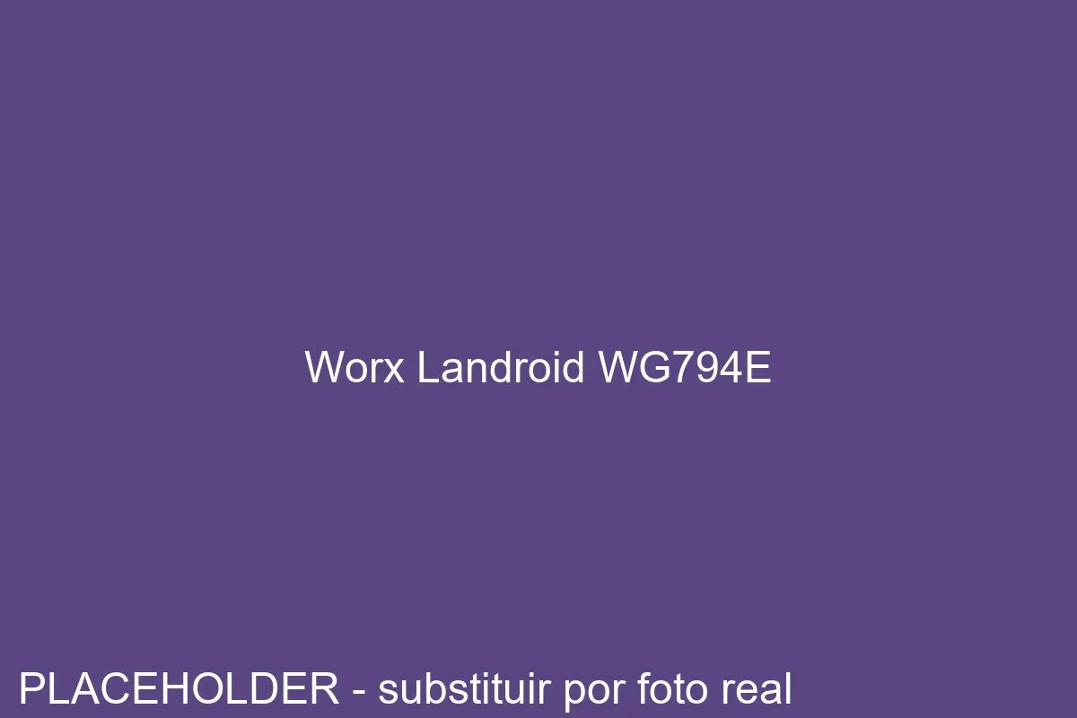 Robô cortador de grama Worx Landroid WG794E sobre gramado
