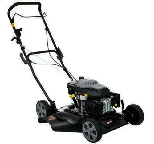 Cortador de grama a gasolina Toyama TLM510SM-60L visto de lado