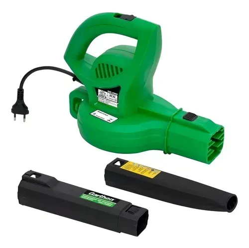 Soprador de folhas Garthen GSF-2000 com os dois bicos intercambiáveis