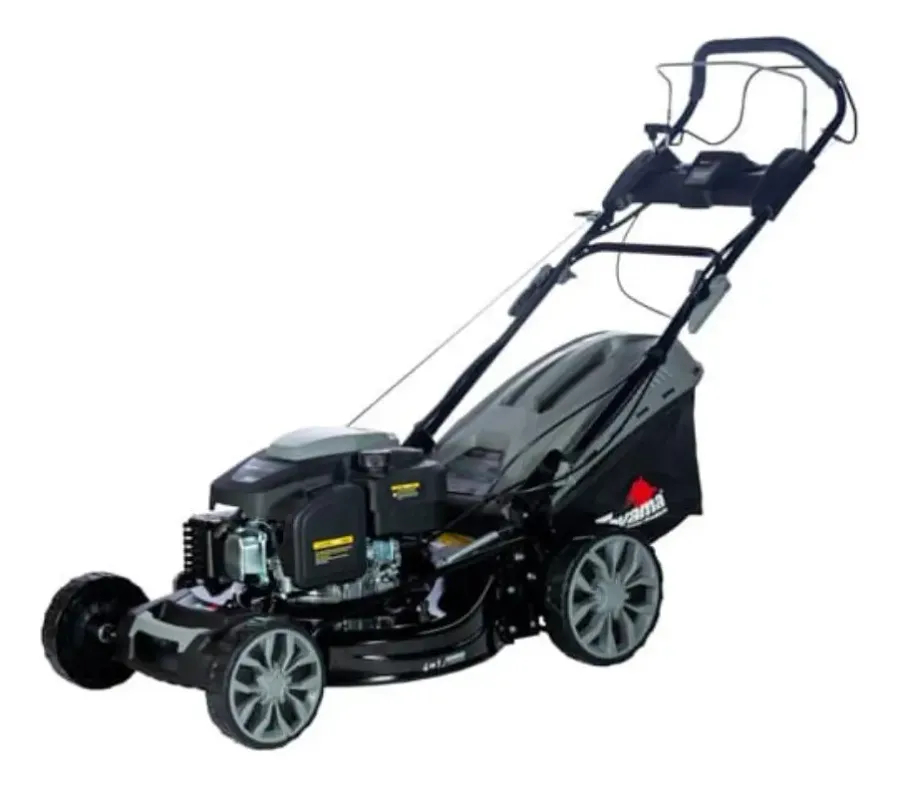 Cortador de grama Toyama TLM560TRMSE-75XP visto em outro ângulo diagonal