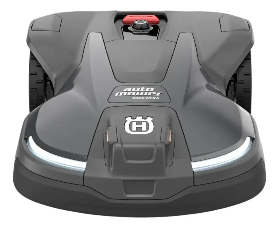 Vista de cima do robô cortador de grama Husqvarna Automower 430X NERA
